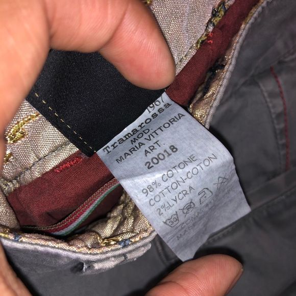 Tramarossa Laboratorio NWT Gray Straight-Legged Sartoria Jeans, Size 32, MP $355 - Picture 4 of 11